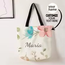 New women's tote bag, customized photo shopping bag, can be customized according to your unique design